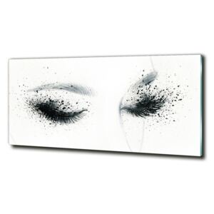 Moderné foto obraz na stenu Make up cz-obglass-125x50-107921627