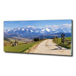 Fotoobraz na skle Panorama Tatier cz-obglass-125x50-102913496