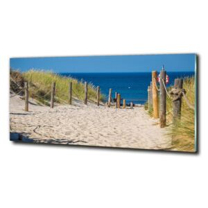Foto obraz sklenený horizontálne Morské duny cz-obglass-125x50-125318135