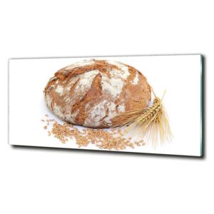 Foto obraz sklenený horizontálne Chlieb a pšenica cz-obglass-125x50-67143985