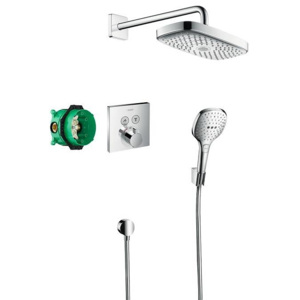 Hansgrohe Raindance Select E - Dizajnová sprchová súprava ShowerSelect, chróm 27296000