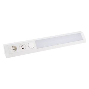 Arcchio Ekam podhľadové LED svietidlo, USB, biela