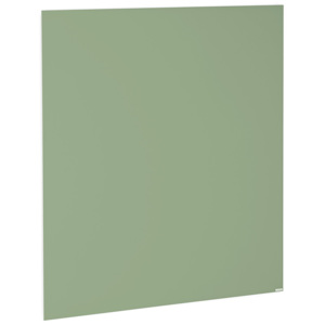 Sklenená magnetická tabuľa, 1000x1000 mm, pastelová zelená