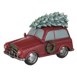Vianočné auto so stromčekom dekorácia CHRISTMAS SPIRIT AKCIA