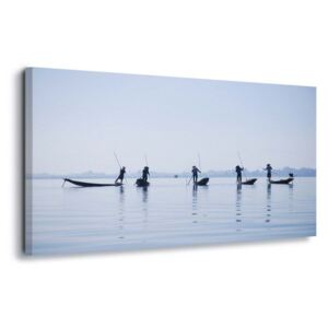 Obraz na plátne - Fishermen 100x75 cm