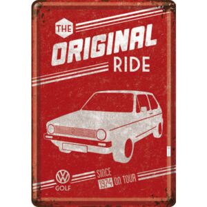 Nostalgic Art Plechová pohľadnice - VW Golf (The Original Ride)