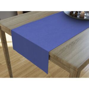 Goldea dekoračný behúň na stôl loneta - modrý 50x120 cm
