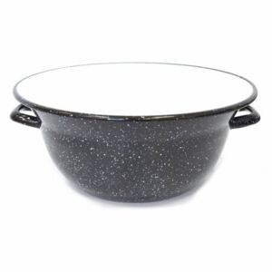 Vandlík/krájač 50 cm smalt 27 l čierny prskaný vo vnútri biely