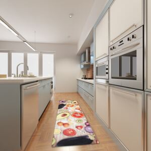 Vysokoodolný kuchynský koberec Food, 60x220 cm