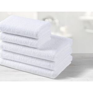 Goldea hotelový froté uterák / osuška bez bordúry - biely 70 x 140 cm