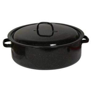 Kastrol 34cm/11L s pokr., smalt VP(13+39/34)wW