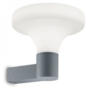 Ideal Lux 136226 vonkajšia nástenná lampa Sound 1x60W | E27 | IP44 - šedá