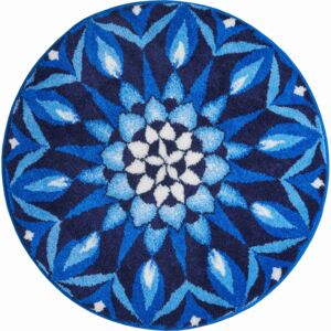 GRUND Mandala predložka CHAKRA modrá Rozmer: ø 100 cm