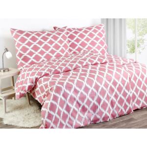 Goldea bavlnené posteľné obliečky vzor 451 - pastelovo ružové 140 x 200 a 70 x 90 cm