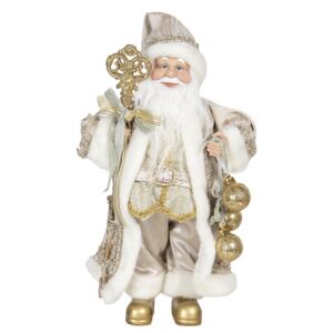Vianočné dekorácie Santa so zlatými ozdobami - 15 * 11 * 30 cm
