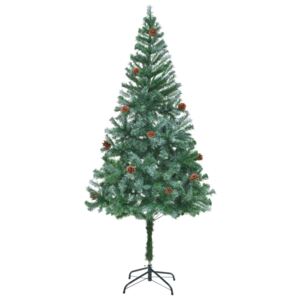 Umelý vianočný stromček so šiškami 180 cm
