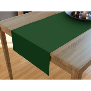 Goldea bavlnený behúň na stôl - tmavo zelený 20x120 cm