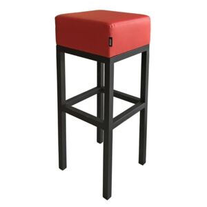 MUŠLA barová stolička B1012Es červená