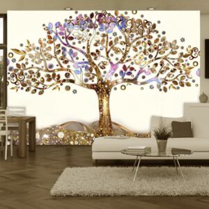 Artgeist Fototapeta - Golden Tree 200x140