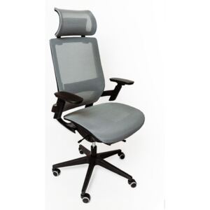 Ergonomická kancelárska stolička Spinergo Optimal Farba: sivá
