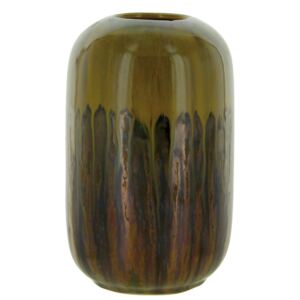 Keramická váza EZE (M), brown-ocher