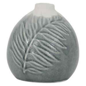 Dekoračná keramická váza POLOS, grey Ø13xV13 cm