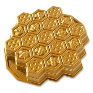 Nordic Ware Forma na bábovku včelí plást zlatá