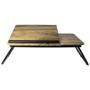 Skladací drevený stolík na laptop, 53 x 30 cm