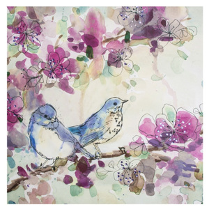 Obraz Graham & Brown Spring Birds, 60 × 60 cm