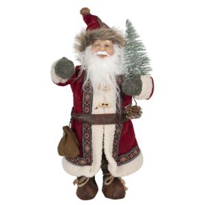Vianočné dekorácie Santa s vianočným stromčekom - 14 * 11 * 30 cm