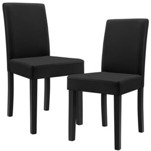 [en.casa] Jedálenské stoličky 2 x HTMY-9706 čierne