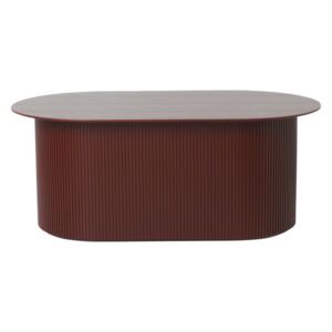 Ferm Living Stolík Podia Table, red brown