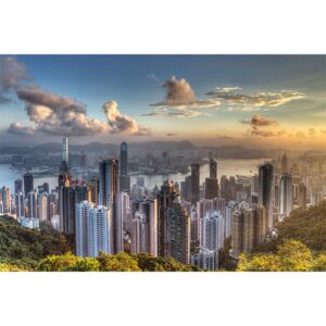 Plagát, Obraz - Hong Kong - Victoria Peak, (91.5 x 61 cm)