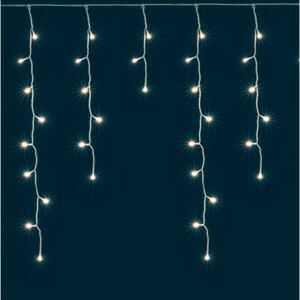 Vianočná LED mini svetelná záclona vonkajšia - 240LED - 12M Teplá biela