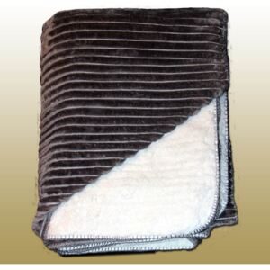 Antracitová deka s barančekom Rozmer: 150 x 200 cm