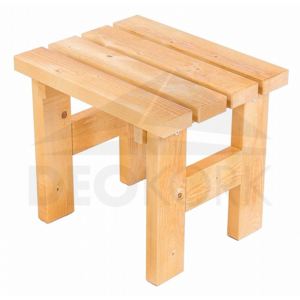 Deokork Masívna drevená záhradna stolička TEA 03 hrúbka 38 mm