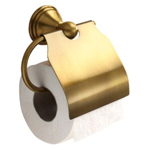 Držiak na toaletný papier bronzový s krytom ROMANCE
