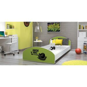 GL X-Cross 200x90 detská posteľ zelená Motív: 4