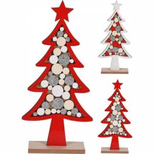 Dekorácia stromček vianočný 29cm mix