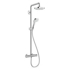 Hansgrohe Croma Select E 180 2jet Showerpipe - sprchový systém, biela-chróm 27256400