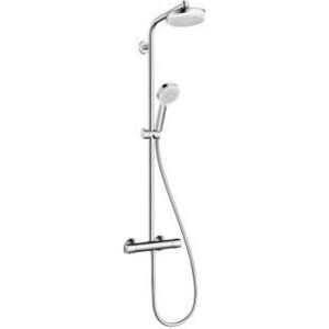Hansgrohe Crometta 160 1jet Showerpipe - sprchový systém, biela-chróm 27264400