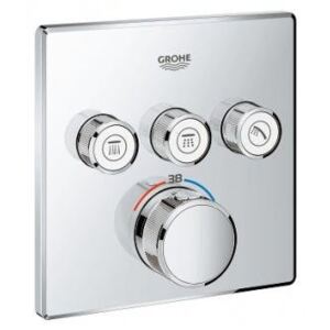 Grohe Grohtherm Smart Control - podomietkový termostat na tri spotrebiče, chróm, 29126000, chróm