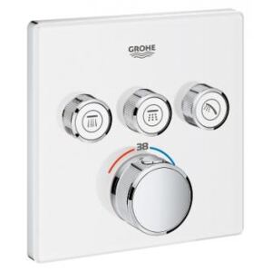 Grohe Grohtherm Smart Control - podomietkový termostat na tri spotrebiče, biela/chróm, 29157LS0, biela