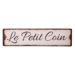 Plechová ceduľa Antic Line Le Petit Coin