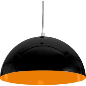 Luster do kuchyne Nowodvorski Hemisphere Fluo 6372 čierno-oranžová