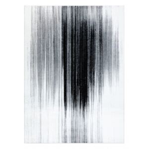 Koberec ARGENT - W9571 Abstrakcja biely / sivý - 133x190 cm