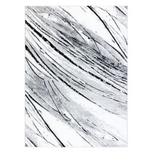 Koberec ARGENT - W9563 Linie biely / sivý - 133x190 cm