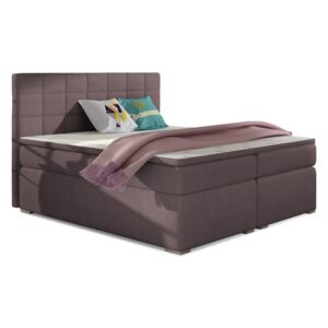 Manželská posteľ Boxspring 180 cm Abbie (ružová) (s matracmi). Akcia -33%. Vlastná spoľahlivá doprava až k Vám domov. 1027430