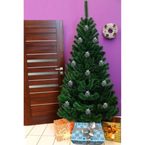 Umelý vianočný stromček - Jedľa bielozelenej 160 cm