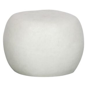ODKLADACÍ STOLÍK PEBBLE Ø 50 X 35 BIELY